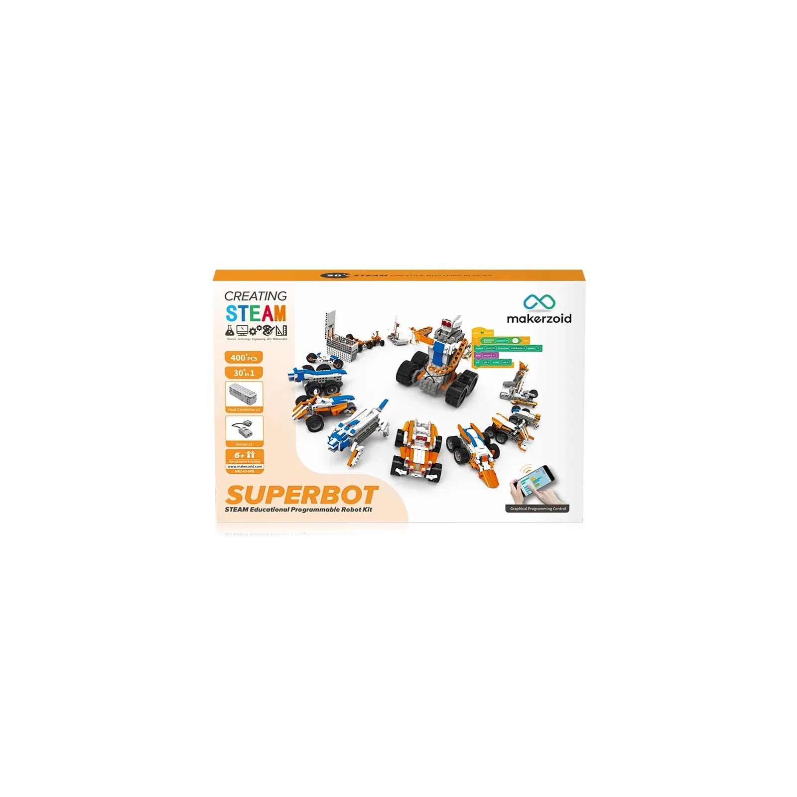 Superbot Educational Programmable Building Kit » Makerzoid Europe