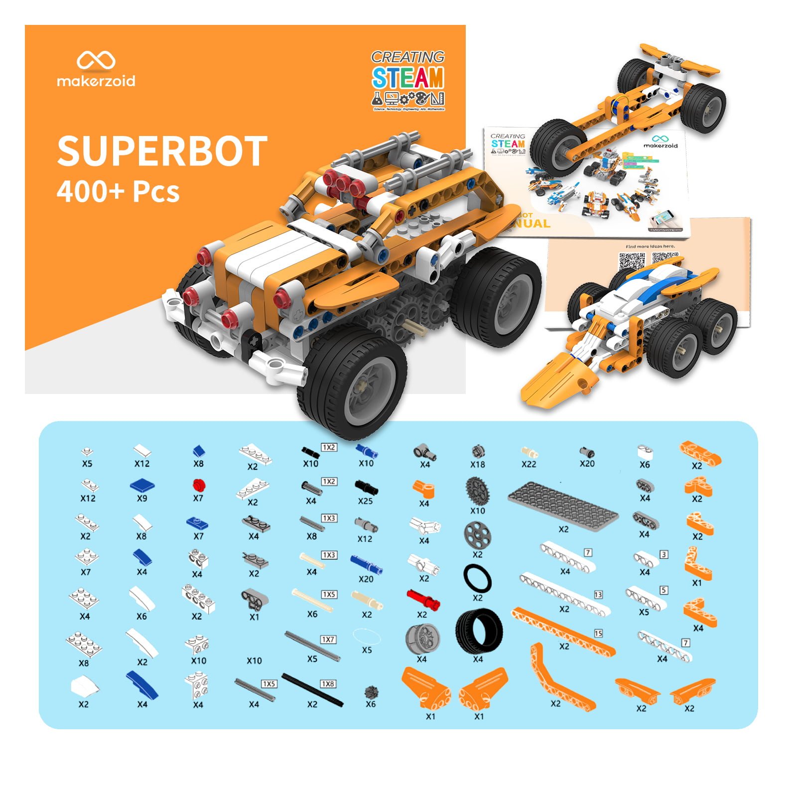 Superbot Educational Programmable Building Kit » Makerzoid Europe