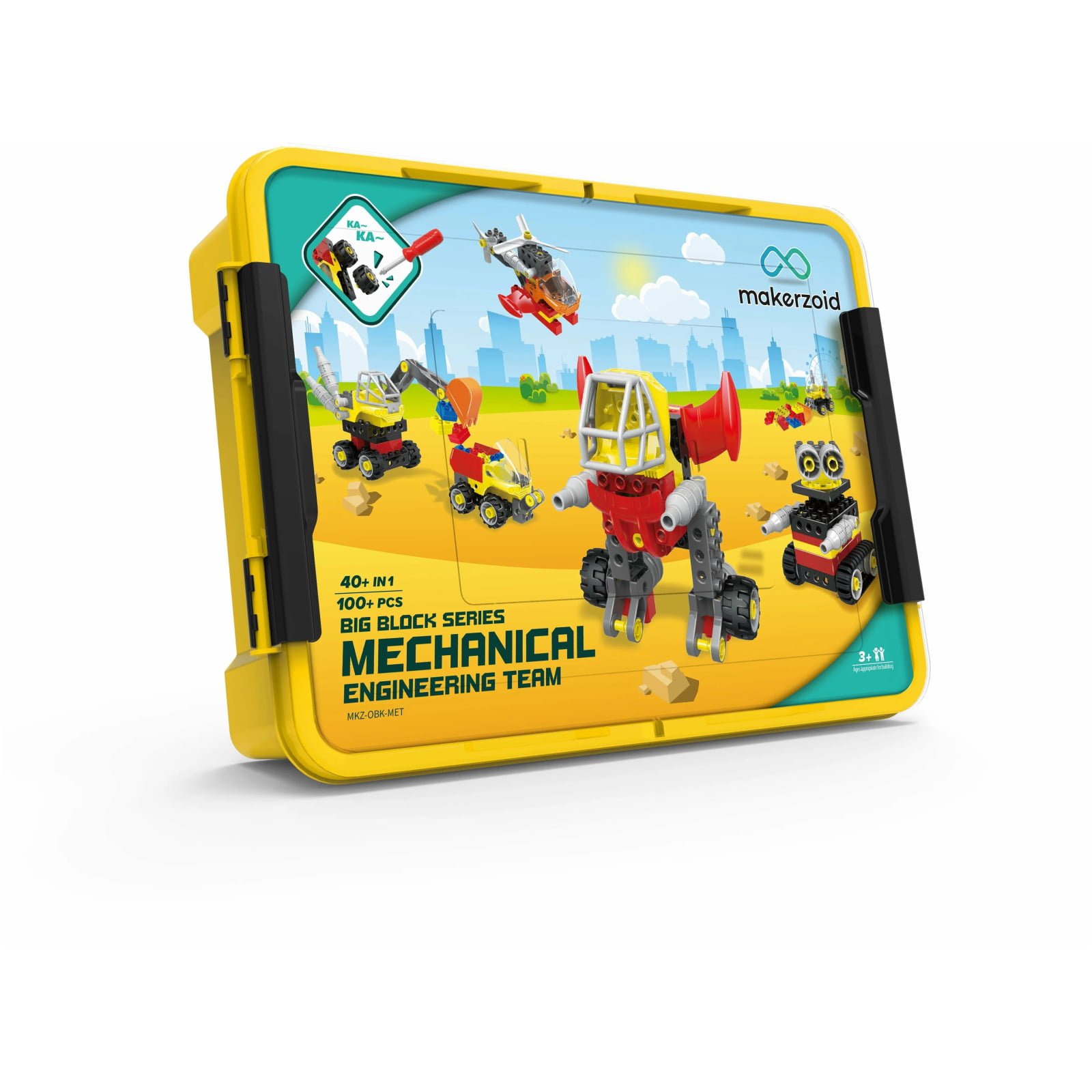 Mechanical Big Building Blocks Kit » Makerzoid Europe