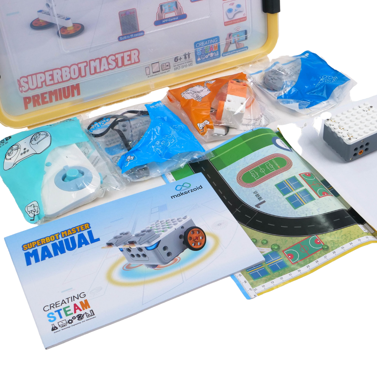 Superbot Master PREMIUM Programmable Building Kit » Makerzoid Europe